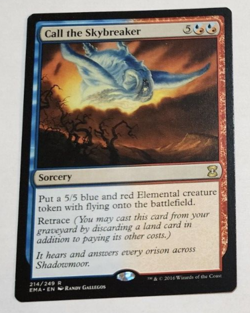 MTG Call The Skybreaker 214 EMA Eternal Masters Rare LP x1 - Image 1