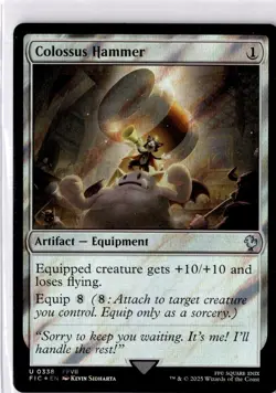 Colossus Hammer NM* SURGE FOIL Final Fantasy ENGLISH 0338 mtg -UnltdCards - Image 1