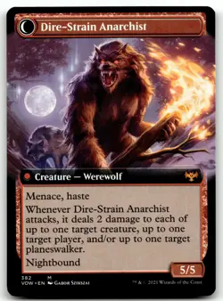 MTG Volatile Arsonist (Extended Art) M Innistrad: Crimson Vow 382 LP - Image 2