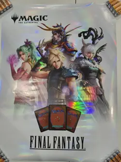 FINAL FANTASY Store FOIL ART POSTER 18x24 NEW promotional MTG Magic Gathering - Image 1
