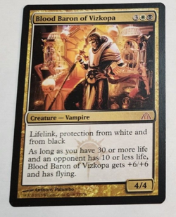 MTG Blood Baron Of Vizkopa 57 Dragon's Maze Mythic LP x1 - Image 1