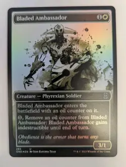 Bladed Ambassador (Showcase) Phyrexia: All Will Be One Foil - MTG - Image 1
