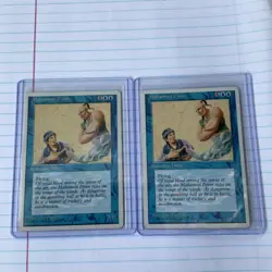 Lot of (2) 1997 Mahamoti Djinn English Alternate 4th Edition 4ED mtg SP+ RARE - Image 1