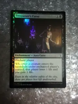 MTG 1x Trespasser's Curse Foil x1 LP Amonkhet - Image 1