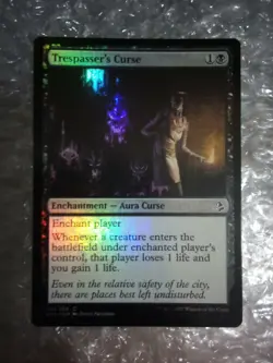 MTG 1x Trespasser's Curse Foil x1 LP Amonkhet - Image 4