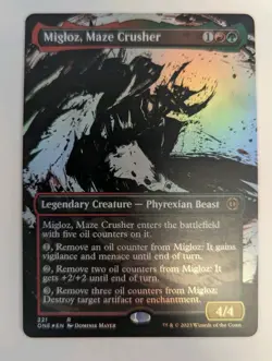 Migloz, Maze Crusher (Showcase) Phyrexia: All Will Be One Foil - MTG - Image 1