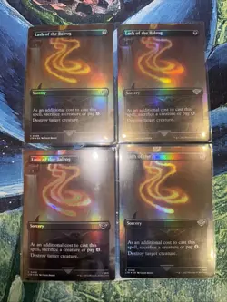 4x Lash of the Balrog (Borderless) MTG LOTR Foil - Image 1