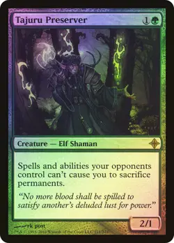 MTG FOIL Tajuru Preserver - Rise of the Eldrazi #211 - Image 1