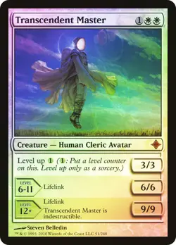 MTG FOIL Transcendent Master - Rise of the Eldrazi #051 - Image 1