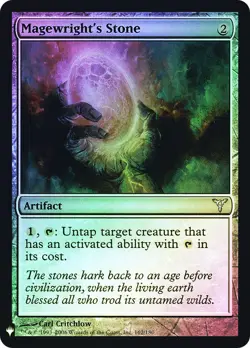 MTG FOIL Magewright's Stone - Mystery Booster / The List #162 - Image 1