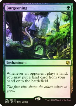 MTG FOIL Burgeoning - Conspiracy: Take the Crown #178 - Image 1