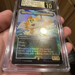 Miles "Tails" Prower Foil Sonic Secret Lair Drop MTG - CGC 10 Pristine 🔥💎 - Image 3