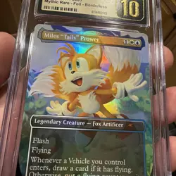 Miles "Tails" Prower Foil Sonic Secret Lair Drop MTG - CGC 10 Pristine 🔥💎 - Image 4