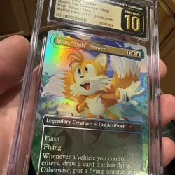 Miles "Tails" Prower Foil Sonic Secret Lair Drop MTG - CGC 10 Pristine 🔥💎 - Image 5