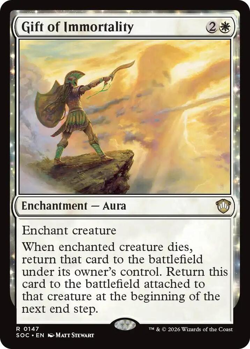 MTG Magic 1x Gift of Immortality (M/NM) Commander Secrets of Strixhaven - Image 1