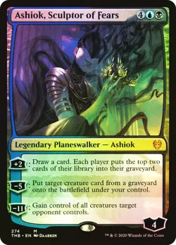 MTG FOIL Ashiok, Sculptor of Fears - Theros Beyond Death #274 - Image 1