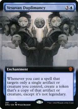 MTG Vesuvan Duplimancy Extended Art - Dominaria United #397 - Image 1
