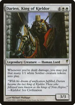 MTG Darien, King of Kjeldor - Coldsnap #004 - Image 1