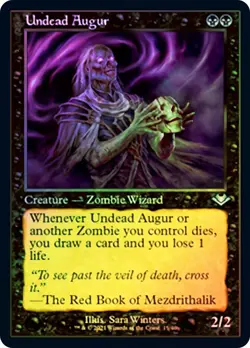 MTG FOIL Undead Augur Retro - Modern Horizons #015 - Image 1