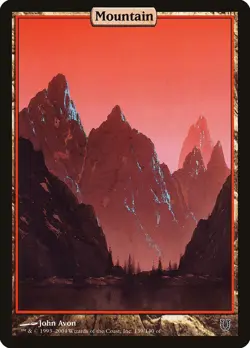 MTG Mountain Full Art - Unhinged #139 - Image 1