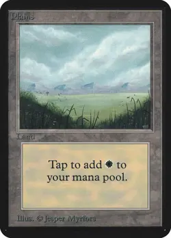MTG Plains(B) - Alpha #286 - Image 1