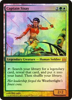 MTG FOIL Captain Sisay - From the Vault: Legends #002 - Image 1
