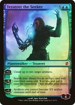 MTG FOIL Tezzeret the Seeker - Duel Decks: Elspeth vs. Tezzeret #039 - Image 1