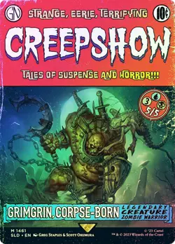 MTG FOIL Grimgrin, Corpse-Born Borderless Reversible - Secret Lair Drop #1461 - Image 1
