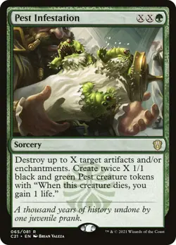 MTG Pest Infestation - Commander 2021 #065 - Image 1
