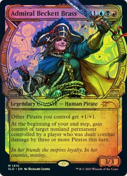MTG FOIL Admiral Beckett Brass Showcase - Secret Lair Drop #SECRET_SLD_1410 - Image 1
