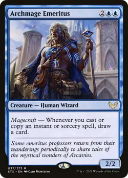 MTG Archmage Emeritus - Strixhaven: School of Mages #037 - Image 1