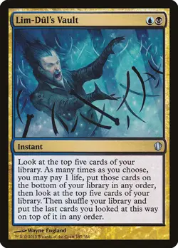 MTG Lim-Dul's Vault - Commander 2013 #197 - Image 1