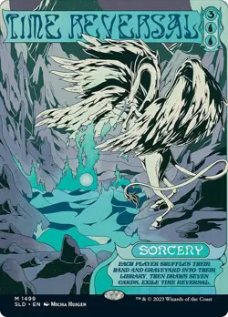MTG Time Reversal Borderless - Secret Lair Drop #SECRET_SLD_1499 - Image 1
