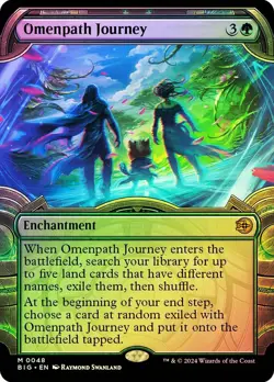MTG FOIL Omenpath Journey Showcase - The Big Score #048 - Image 1