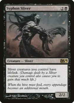 MTG Syphon Sliver - Magic 2014 #117 - Image 1