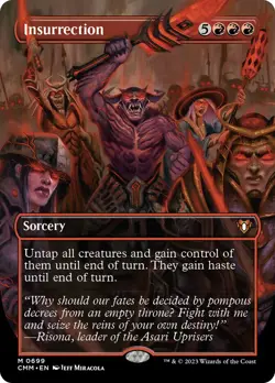 MTG Insurrection Borderless - Commander Masters #699 - Image 1