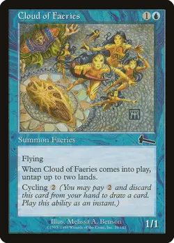 MTG Cloud of Faeries - Urza's Legacy #029 - Image 1