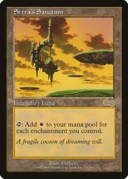 MTG Serra's Sanctum - Urza's Saga #325 - Image 1