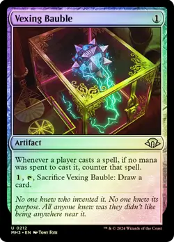MTG FOIL Vexing Bauble - Modern Horizons 3 #212 - Image 1