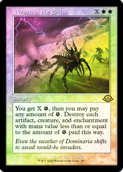 MTG FOIL Wrath of the Skies Retro - Modern Horizons 3 #397 - Image 1