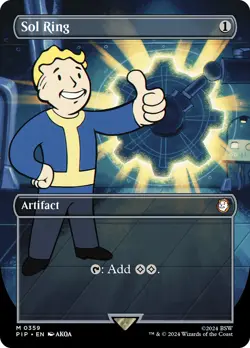 MTG Sol Ring Borderless - Fallout Commander #359 - Image 1