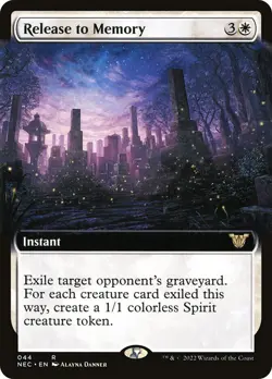 MTG Release to Memory Extended Art - Kamigawa: Neon Dynasty Commander #044 - Image 1