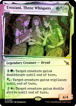 MTG INVISIBLE INK FOIL Trostani, Three Whispers Showcase - Murders at Karlov - Image 1
