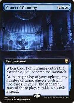 MTG Court of Cunning Extended Art - Commander Legends #633 - Image 1
