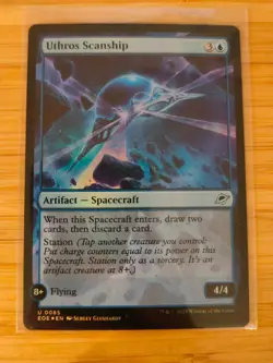 MTG Uthros Scanship (FOIL) 0085 Edge of Eternities M/NM Free UK P&P - Image 1