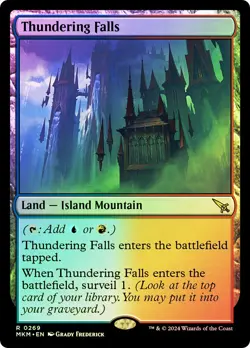 MTG FOIL Thundering Falls - Murders at Karlov Manor #269 - Image 1