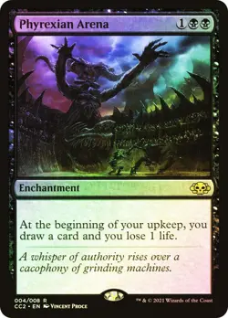 MTG FOIL Phyrexian Arena - Commander Collection: Black #004 - Image 1