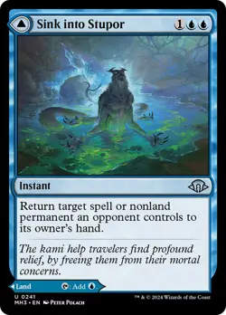 MTG Sink into Stupor // Soporific Springs - Modern Horizons 3 #241 - Image 1