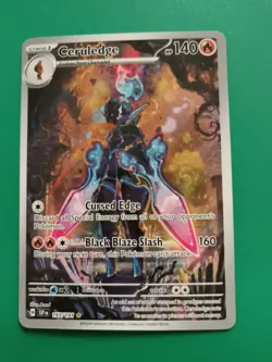 Pokemon TCG Ceruledge Surging Sparks Illustration Rare Card 197/191 NM Condition - Image 1