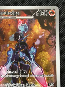 NM Ceruledge 197/191 Illustration Rare Holo Pokemon Card from Surging Sparks - Image 4